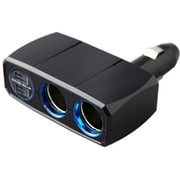 2連ダイレクトソケット 2リバーシブルUSB 4.8A 12/24V対応 KX-226