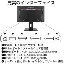 ヨドバシ.com - JAPANNEXT ジャパンネクスト JN-IPS245FHDR360