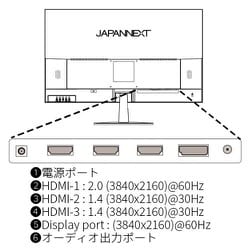 ヨドバシ.com - JAPANNEXT ジャパンネクスト JN-IPS2706UHDR [液晶
