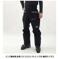 ミレーMILLET バギー パンツ MIV01999 BLACK JAPAN／L MILLET ミレー W/P バギー パンツ SAPHIR S(日本サイズM