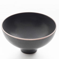 sarasa design × イブキクラフト ごはん茶碗 ブラック tjc302bk