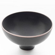 sarasa design × イブキクラフト ごはん茶碗 ブラック tjc302bk