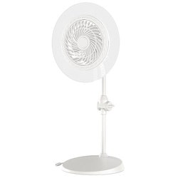 ファン付LED照明 スタンド ホワイト DLF-D300WH