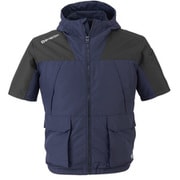 G-1910 [空調風神服 VOLT COOL（ボルトクール） 半袖ジャケット ネイビー 5Lサイズ]