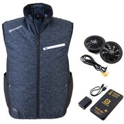 G224009 [VOLT COOL LITE（ボルトクール ライト） ベスト ファン＆バッテリーセット ネイビーモク LLサイズ]