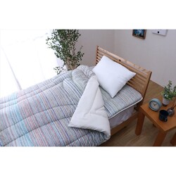 丸ごと洗える 掛けふとん シングルロングサイズ（150×210cm） ポリエステル100％ 日本製 1300g