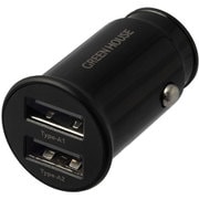 USB シガーソケット充電アダプタ Type-A 2ポート GH-CCU2B-BK