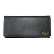 EDWIN ポリッシュ合皮 長財布 BLACK 22269190