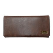 EDWIN ポリッシュ合皮 長財布 D.BROWN 22269190