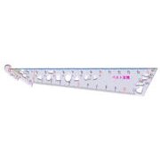 ベスト定規 バイオレット R3-003