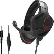 ゲーミングヘッドセット マイク付 有線タイプ φ3.5mm4極 変換ケーブル付 2m ブラック HS-G50BK