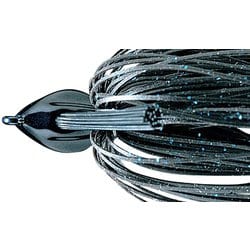 フラットバックジグ 3/4oz #28 ブラック/ブルーフレーク