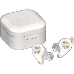 完全ワイヤレスイヤホン Bluetooth/アクティブノイズキャンセリング＋パッシブアイソレーション対応 Pearl White TE-D01q2-WH