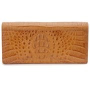 長財布 カイマン&牛革コンビ CAMEL 0430 CAMEL