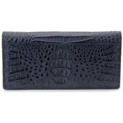 長財布 カイマン＆牛革コンビ NAVY 0430 NAVY