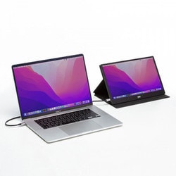 サンワサプライ モバイルディスプレイ 13.3型 DP-05 USB Type-Cケーブル1本で接続できる13.3インチモバイル