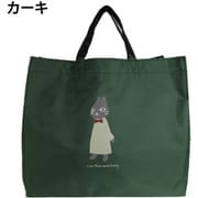 5M98-01 KHAKI [nekoningen （ネコニンゲン） ネコプリント手提げ]