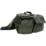 3E82-01 KHAKI [A.O.T （エーオーティー） 前ポケット付ボンディングウェストバッグ]