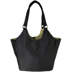 3482 BLACK×BEIGE [小ぶりでも収納たっぷりなマチ広バッグ]