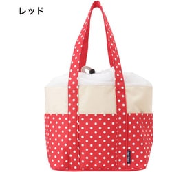 PT39 RED [Pet Field （ペットフィールド） ドット柄ペットキャリー手提げ]