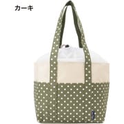PT39 KHAKI [Pet Field （ペットフィールド） ドット柄ペットキャリー手提げ]