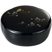 菓子器 夢うさぎ 梅型 蓋付き 漆器 器 日本製