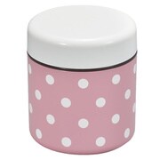 お弁当箱 ダブルウォールランチ ドット 2段 550ml ピンク