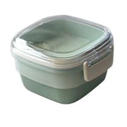 お弁当箱 抗菌 2段 2点ロック MIN FARG スクウェアランチ 630ml グリーン