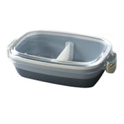 お弁当箱 抗菌 1段 2点ロック MIN FARG カフェランチ 550ml ネイビー