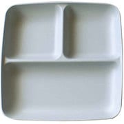 ランチプレート 23cm スクエア MIN FARG プラスチック 子供用食器 食洗機対応 スタッキング 日本製 ネイビー