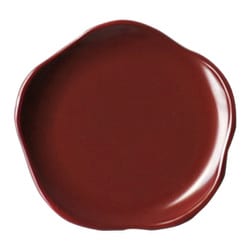 小皿 11cm 福梅 和食器 正月 プラスチック 日本製 朱