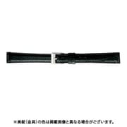 BTB124AJ [時計ベルト グレーシャストカゲ革 13mm幅 ブラック]