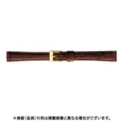 BTB124BI [時計ベルト グレーシャストカゲ革 12mm幅 ダークブラウン]