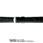 BKMB053AU [時計ベルト スコッチガードレザー牛革 22mm幅 黒]