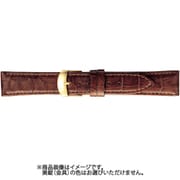 BKMB053CP [時計ベルト スコッチガードレザー牛革 18mm幅 茶]