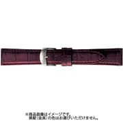 BKMB053EU [時計ベルト スコッチガードレザー牛革 22mm幅 ワイン]