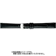 BCMB003AM [時計ベルト スコッチガードレザー牛革 15mm幅 黒]