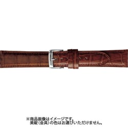 BKMB051CN [時計ベルト スコッチガードレザー牛革 16mm幅 茶]