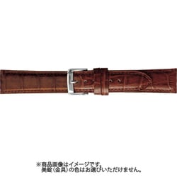 BKMB051CR [時計ベルト スコッチガードレザー牛革 19mm幅 茶]