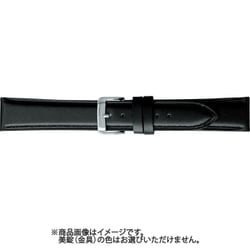 BCMB001AN [時計ベルト スコッチガードレザー牛革 16mm幅 黒]