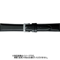 BCMB001AO [時計ベルト スコッチガードレザー牛革 17mm幅 黒]