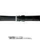 BCMB001AP [時計ベルト スコッチガードレザー牛革 18mm幅 黒]