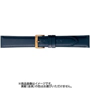 BCMB001DN [時計ベルト スコッチガードレザー牛革 16mm幅 ネイビー]