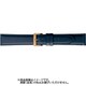 BCMB001DP [時計ベルト スコッチガードレザー牛革 18mm幅 ネイビー]