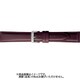 BCMB001EO [時計ベルト スコッチガードレザー牛革 17mm幅 ワイン]