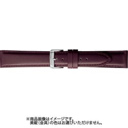 BCMB001EP [時計ベルト スコッチガードレザー牛革 18mm幅 ワイン]