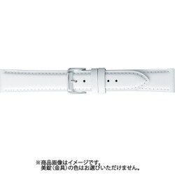 BCMB001WN [時計ベルト スコッチガードレザー牛革 16mm幅 ホワイト]