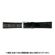 BWB005AS [時計ベルト グレーシャスワニ革 20mm幅 ブラック]