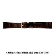 BWB212BO [時計ベルト グレーシャスワニ革 17mm幅 ダークブラウン]