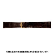 BWB212BS [時計ベルト グレーシャスワニ革 20mm幅 ダークブラウン]
